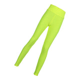 Maxbell Women's High Waist Yoga Pants Tummy Control Butt Lift Tights Green L