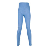 Maxbell Women's High Waist Yoga Pants Tummy Control Butt Lift Tights Blue S