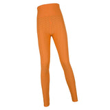 Maxbell Women's High Waist Yoga Pants Tummy Control Butt Lift Tights Orange S