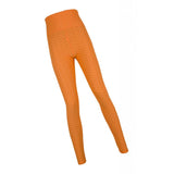 Maxbell Women's High Waist Yoga Pants Tummy Control Butt Lift Tights Orange S