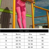 Maxbell Women's High Waist Yoga Pants Tummy Control Butt Lift Tights Orange S