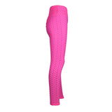 Maxbell Women's High Waist Yoga Pants Tummy Control Butt Lift Tights Pink M