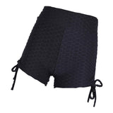 Maxbell Women Stretchy Butt Lifting Workout Running Yoga Shorts Black XL