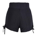 Maxbell Women Stretchy Butt Lifting Workout Running Yoga Shorts Black XL
