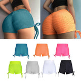 Maxbell Women Stretchy Butt Lifting Workout Running Yoga Shorts Deep Green XL