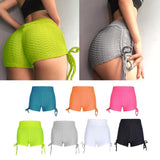 Maxbell Women Stretchy Butt Lifting Workout Running Yoga Shorts Deep Green XL