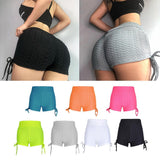 Maxbell Women Stretchy Butt Lifting Workout Running Yoga Shorts Deep Green XL