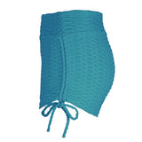Maxbell Women Stretchy Butt Lifting Workout Running Yoga Shorts Deep Green XL