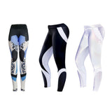 Maxbell Women High Elastic Yoga Pants Workout Running Yoga Leggings Leopard Print M