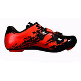 Maxbell Men Road Cycling Shoes Bike Bicycle Biking Shoe Sneaker Wide Feet Orange 39