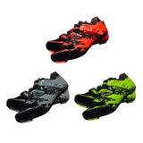 Maxbell Men Road Cycling Shoes Bike Bicycle Biking Shoe Sneaker Wide Feet Orange 39