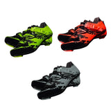 Maxbell Men Road Cycling Shoes Bike Bicycle Biking Shoe Sneaker Wide Feet Orange 39