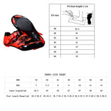Maxbell Men Road Cycling Shoes Bike Bicycle Biking Shoe Sneaker Wide Feet Orange 40