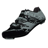 Maxbell Men Road Cycling Shoes Bike Bicycle Biking Shoe Sneaker Wide Feet Gray  44
