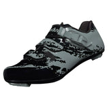 Maxbell Men Road Cycling Shoes Bike Bicycle Biking Shoe Sneaker Wide Feet Gray  44