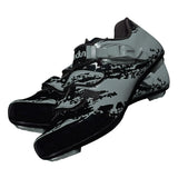 Maxbell Men Road Cycling Shoes Bike Bicycle Biking Shoe Sneaker Wide Feet Gray  44