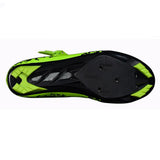 Maxbell Men Road Cycling Shoes Bike Bicycle Biking Shoe Sneaker Wide Feet Green 44