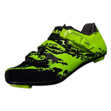 Maxbell Men Road Cycling Shoes Bike Bicycle Biking Shoe Sneaker Wide Feet Green 44
