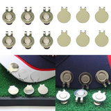 Maxbell 6 Pack Magnetic Hat Clips for Metal Golf Ball Marker Training Aid No Magnet