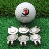 Maxbell 6 Pack Magnetic Hat Clips for Metal Golf Ball Marker Training Aid Magnet