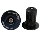 Maxbell 1 Pair Aluminum Alloy Bar End Plugs Handlebar End Caps for MTB Bikes Black