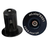 Maxbell 1 Pair Aluminum Alloy Bar End Plugs Handlebar End Caps for MTB Bikes Black