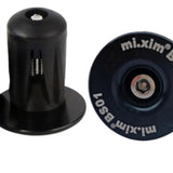 Maxbell 1 Pair Aluminum Alloy Bar End Plugs Handlebar End Caps for MTB Bikes Black