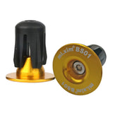 Maxbell 1 Pair Aluminum Alloy Bar End Plugs Handlebar End Caps for MTB Bikes Gold