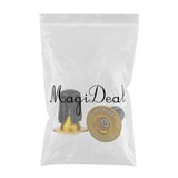 Maxbell 1 Pair Aluminum Alloy Bar End Plugs Handlebar End Caps for MTB Bikes Gold