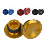 Maxbell 1 Pair Aluminum Alloy Bicycle MTB Handlebar Bar End Plugs Caps Set Red