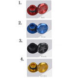 Maxbell 1 Pair Aluminum Alloy Bicycle MTB Handlebar Bar End Plugs Caps Set Red