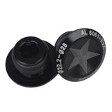 Maxbell 1 Pair Aluminum Alloy Bicycle MTB Handlebar Bar End Plugs Caps Set Black