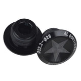 Maxbell 1 Pair Aluminum Alloy Bicycle MTB Handlebar Bar End Plugs Caps Set Black