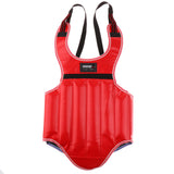 Maxbell Sanda Protective Gear Set Shin Leg Chest Guard Helmet Groin Protector Red