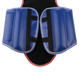 Maxbell Sanda Protective Gear Set Shin Leg Chest Guard Helmet Groin Protector Blue