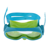 Maxbell Child Swimming Anti-Fog Goggles Kids Diving Mask & Breather Pipe Lake Blue