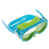 Maxbell Child Swimming Anti-Fog Goggles Kids Diving Mask & Breather Pipe Lake Blue