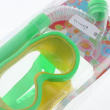 Maxbell Child Swimming Anti-Fog Goggles Kids Diving Mask & Breather Pipe Green