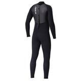 Maxbell Men 3mm Neoprene One-Piece Wetsuit Long Sleeve Diving Back Zip Jumpsuit M