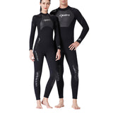 Maxbell Men 3mm Neoprene One-Piece Wetsuit Long Sleeve Diving Back Zip Jumpsuit M