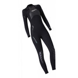 Maxbell Women 3mm Neoprene One-Piece Wetsuit Long Sleeve Diving Back Zip Jumpsuit M