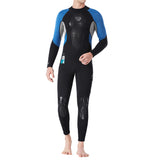 Maxbell 3mm Diving Wetsuit One-Piece Diving Suit Jumpsuit Rash Guard for Men M