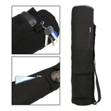 Maxbell Yoga Mat Carrier Backpack Zipper Closure Shoulder Strap Multi Pockets Bag