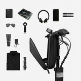 Maxbell Bicycle Handlebar Waterproof EVA Bag Bike Front Handle Basket Zipper Pouch
