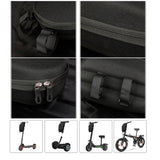 Maxbell Bicycle Handlebar Waterproof EVA Bag Bike Front Handle Basket Zipper Pouch