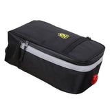 Maxbell Bike Rear Seat Rack Storage Bag Handlebar Pouch Pannier Reflective Black