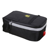 Maxbell Bike Rear Seat Rack Storage Bag Handlebar Pouch Pannier Reflective Black