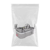 Maxbell Bike Rear Seat Rack Storage Bag Handlebar Pouch Pannier Normal Gray