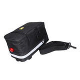 Maxbell Bike Rear Seat Rack Storage Bag Handlebar Pouch Pannier Higher Black