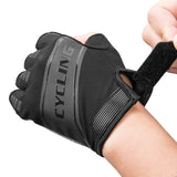 Maxbell Cycling Padded Gloves Mountain Road Bicycle Fitness Half Finger Gloves  XL